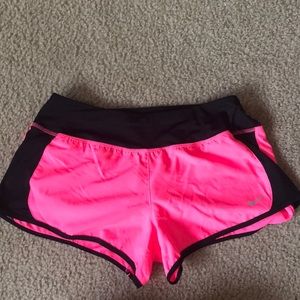 Nike Hot Pink/Black Running Shorts